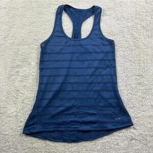Champion Women's Blue Racerback Athletic Tank Top